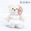 2014 beautiful teddy bear toy with wedding dress