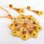 Ethnic handmade Meenakari Pendant Set -Indian Gold Plated pendant Set - Gold Plated Pendant Set - Pakistani Oversize Pendant Set