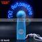 Color Body Color Led Flashing Your Customized Message Hand-held Led Mini Programe Fan Made In China