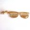 sunglasses design metal key tag gold tone