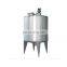 Vertical double jacketed stainless steel mixing agitator tank