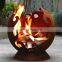 37.5 Inch Diameter Laser Cut Wildlife Fire Pit Globe