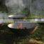 Corten Steel Round fire pit 80cm Bowl Dish Burner
