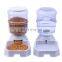 Eco-friendly Plastic Automatic Pets Feeder Water Bowl Cats Dogs Bowl Neck Protection Large Capacity