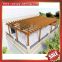outdoor sunshade wood look aluminium alu aluminum metal gazebo grape trellis Pergola shelter canopy supplier