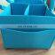 Multi function portable felt baby diaper caddy bag with removable divider