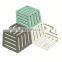 eco-friendly custom polyester felt coaster with holder