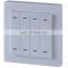 Standard Electrical Push Botton Wall Switch KNX protocol LED