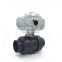 UPVC and Stainless Steel 220v Electrically Operated Motorised Ball and butterfly Valve