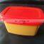 2020 hot sale small capacity sauce box food grade plastic box thick chilli sauce box