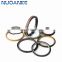 NUOANKE Hydraulic Cylinder Polyurethane Seal PU U Cup UN Piston Rod Hydraulic Oil Seal For Excavator