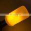 Hot Sell 4W LED flame bulb effect light bulb base E27 looks like flickering flame lamp warm light