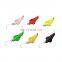 Free Sample Colorful Copper Fishing 3g Trout Spoon Lures single hook OEM salt water spinner bait
