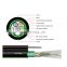 Olt Epon mini gpon gepon fiber optic equipment factory Hanxin 22 years self-supporting aerial steel tape cable GYTC8A