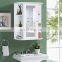 Single Door bathroom Mirror Cabinet 2 Tier Inner Shelves Wall Mounted Medicine Cabinet