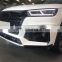 car bodikits Star Shining style front bumper with grill for Audi Q5 SQ5 high quality body kits Upgrade RSQ5 style 2018 2019 2020
