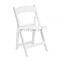 china wholesale manufacturer portable White Wedding Banquet Wimbledon Foldable Plastic Resin Folding Chairs for events