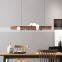 High Quality Nordic Luxury Modern Pendant Light Living Room Hotel Wooden Glass G9 LED Chandelier for Decor