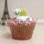 Custom Paper wholesale Wedding Cupcake Wrapper Laser Cut
