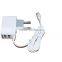 EU Plug Dual Micro USB Travel Charger 1.2m/1.5m/1.8m Long Cable with ABS Copper Meterial