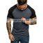 Wholesale Gym Wear Clothes Polyester Spandex Short Sleeve Slim Fit T Shirt Men