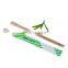 Natural Bamboo Disposable Carbonized Twins Chopsticks with Open Paper Sleeve