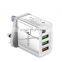 High Quality UK Standard Q3.0 Fast Charger UK Plug 4 Port Usb Wall Charger for Phone
