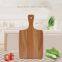 Custom Acacia Wood Cutlery Serving Board with Handle Wooden Kitchen Cutting Chopping Blocks Cheese Food Board