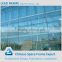 Large span steel space frame structure glass curtain wall