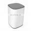 10L Stainless Steel Step Bin Square Shape Foot Pedal Dustbins Trash Can