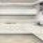 5mm Painted clear tempered glass kitchen cabinet door glass