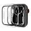 Полностью клеящаяся закаленная стеклянная защита для Apple Watch Series 1-10, SE, Ultra (все размеры) - не ломается и имеет технологию УФ - клея