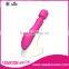 2016 Newest full silicone surface USB magnet charging wireless rotation vibrator, best sex toy magic wand massager on sale