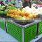APEX supermarket top fence vegetable and fruit display shelves
