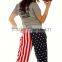 2015 Autumn American Flag Hippie Sport Pants for Women