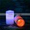 Real wax battery operated non flame led candle for wedding