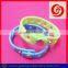 Fashion silicone twist bracelet