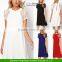 Woman Ladies Shift Dress Short Sleeve Summer Chiffon Shift Dress Skirt Beach