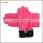 Winter classic warm gloves lining polyesther pink sheep suede glove