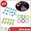 Customized 3D funny silicone colorful wine drink glass markers