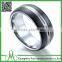 High quality men ring jewelry china factory price black band tungsten carbide ring