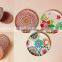 Environmental 16Pcs Round Shape Bamboo Dinner Sets