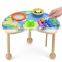 2014 new toys happy pond music table 5 keys castanets small gong drum hammer combinati sale musical instruments