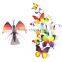 H-003 H003 12PCS 3D Vivid PVC Magnet Butterflies Magnetic Butterfly DIY Wall Sticker Stickers Decal Decals Home Decor Decoration