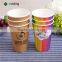 kraft outer sticker double WALL PE coated coffee cup