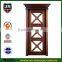 modern design solid beech wood glass bathroom door