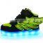 Hot Sale Girls Boys LED Sneakers Luminous Running Flash Usb Rechargeable Led Light Up Kids Shoes