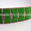 Straight running friction pad slat top chain