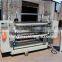 High speed plastic film roll slitting and rewindingmachine
