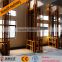 outdoor warehouse hydraulic cargo lift elevators/wall mounted hydraulic lead rail lift
